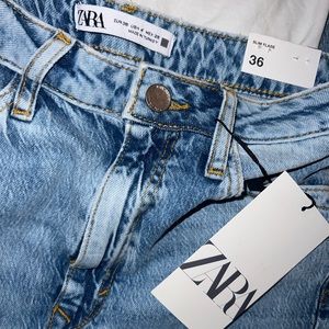 Boot cut knee distressed Zara jeans